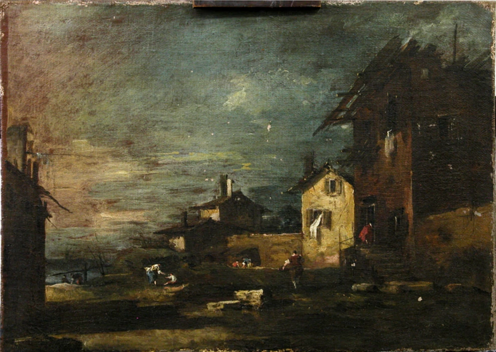 Casolari presso il mare - Galleria Sabauda, Torino